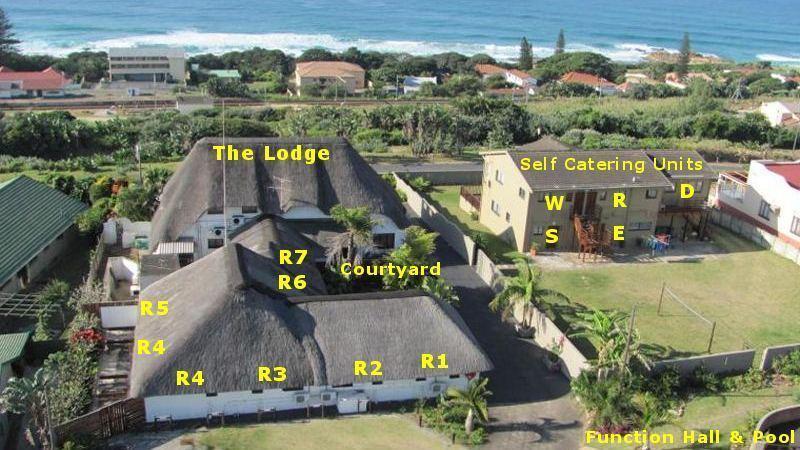 Khaya La Manzi Guest Lodge Hibberdene Exteriör bild